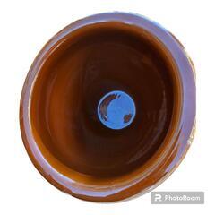 【美品】久松窯　5号久松窯　丸かめ 　梅干　漬物 味噌　保存陶器の画像
