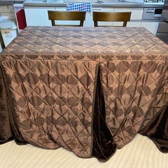 ハイテーブル長方形こたつ布団の画像