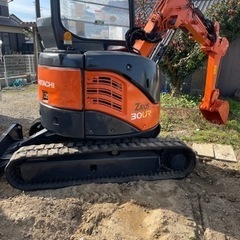 HITACHI ユンボ　ZX30Uの画像