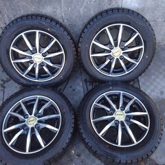 2シーズンのみ使用　中古スタッドレス＋アルミ　155・65・13