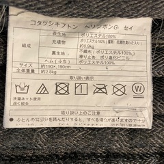 こたつ敷布団190×190の画像