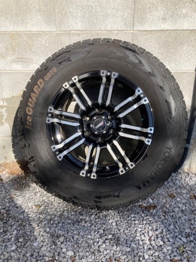 【取引先確定】【中古】ランクルプラド　冬タイヤホイール4本セット　スタッドレス