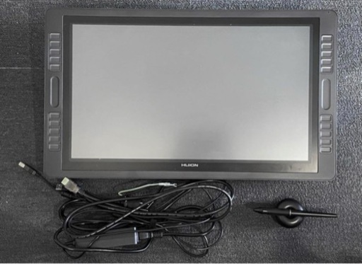 【動作確認のみ】Huion 液晶タブ Kamvas Pro 22 GT-221＋ガラスPCスタンド