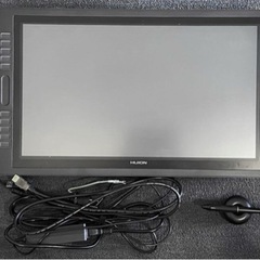 【動作確認のみ】Huion 液晶タブ Kamvas Pro 22 GT-221＋ガラスPCスタンド