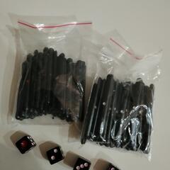 《取引決定》麻雀牌(透明牌)　未使用(ケース左側スナップ破損)の画像