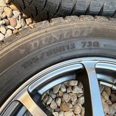 スタッドレス　ホイール付き　155/65R13の画像