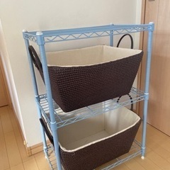 ★決まりました★かご2個セット①★の画像