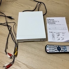 【値下げしました】家電 再生専用DVDプレーヤー　説明書、ケーブ...