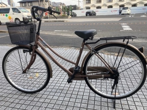 【26インチ自転車】変速なし　ファミリーサイクル　鍵新品❗️スペアキーあり　若林自転車　膳所店　SALE中❗️