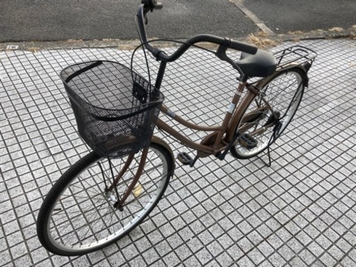 【26インチ自転車】変速なし　ファミリーサイクル　鍵新品❗️スペアキーあり　若林自転車　膳所店　SALE中❗️