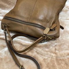 COACHコーチ　ショルダーバッグ　シボ革シュリンクレザー　ブリーカーレノックスの画像
