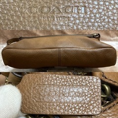 COACHコーチ　ショルダーバッグ　シボ革シュリンクレザー　ブリーカーレノックスの画像