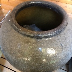 焼き物壺大型壺美品実用品インテリア特別価格の画像