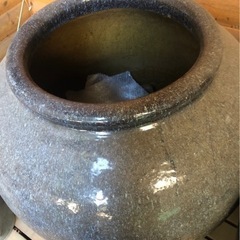 焼き物壺大型壺美品実用品インテリア特別価格の画像