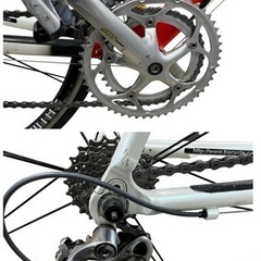 NO.1128【傷多め】BRIGESTONE ブリヂストン ANCHOR アンカー ロードバイク SHIMANO 105 3本ローラー台セットの画像