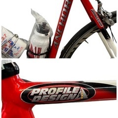 NO.1128【傷多め】BRIGESTONE ブリヂストン ANCHOR アンカー ロードバイク SHIMANO 105 3本ローラー台セットの画像