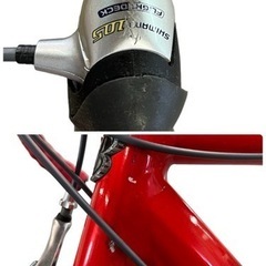 NO.1128【傷多め】BRIGESTONE ブリヂストン ANCHOR アンカー ロードバイク SHIMANO 105 3本ローラー台セットの画像