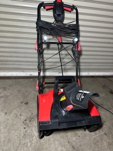 アルファ工業 スノーエレファントDX D-1100 家庭用電動除雪機 ライト付き 簡単操作 軽量