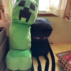 【決まりました】エンダーマンとクリーパーぬいぐるみ大