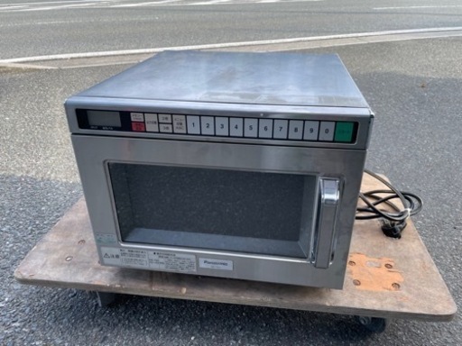 ■中古品 パナソニック業務用レンシレンジ NE-1801 単相200V 2011年 動作問題なし①■