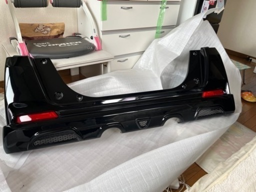 NボックスカスタムNA後期型エアロ、マフラーセット