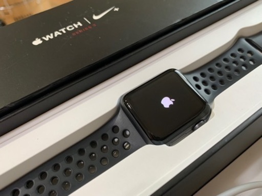 Apple WATCH NIKE+ SERIES 3 38mm スペースグレイ　Nike Sport Band Anthracite