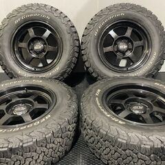 BF Goodrich All-Terrain LT265/65R17 夏タイヤ ROCKGUN ロックガン 17インチ8J6HPCD139.7+20 TE37風 ハイラックス ランクルプラド MTJ435クレジットカード QRコード決済可能