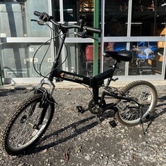 THREE STONE 折りたたみ自転車 黒 ブラック
