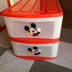 ミッキーマウス衣類収納ケースの画像