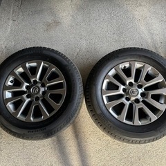 トヨタ　プラド  150系中期　gフロンティア専用アルミ　純正　18インチの画像