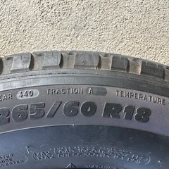 トヨタ　プラド  150系中期　gフロンティア専用アルミ　純正　18インチの画像