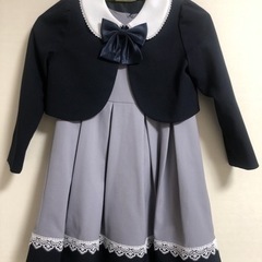 入学式　フォーマル　ワンピース+ジャケット　120センチ　ELLE