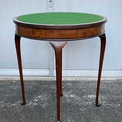 イギリス製 ハーフムーン コンソール テーブル アンティーク