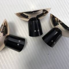 ▼あげます！0円【玉杯　酒器　3個セット　長期保管品　記名あり　ぐい呑み　猪口 　飾り物】（NF231024）Zi-1277Wの画像