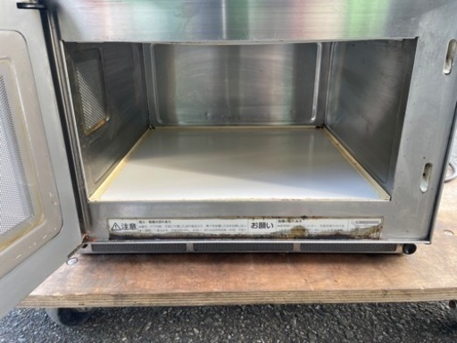 ■中古品 パナソニック業務用レンシレンジ NE-1801 単相200V 2011年 動作問題なし④■