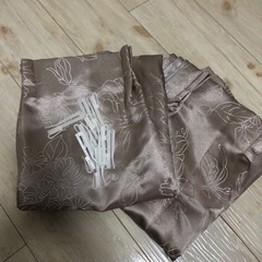 カーテン　出窓、腰高窓用　2枚セット