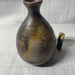 備前焼の徳利　酒器　一輪差し　　おまけつきの画像