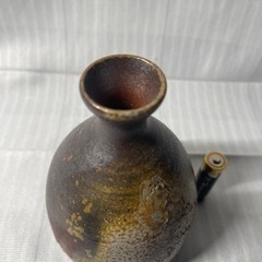 備前焼の徳利　酒器　一輪差し　　おまけつきの画像