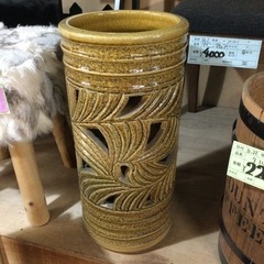 陶器の傘立て【F00371】