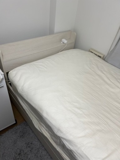 【1月中】2022年購入　ベッド&マットレス　シングル　ニトリ