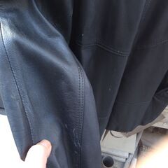 婦人用　革　ジャケット　中古の画像