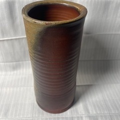 備前焼　藤原史暁作陶　花入れ　未使用の画像