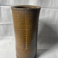 備前焼　藤原史暁作陶　花入れ　未使用の画像