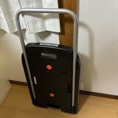 TRUSCO(トラスコ) 樹脂台車 ブラック MP-6039N2-BK 折りたたみ 軽量 静か 静音の画像