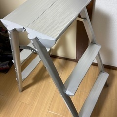 長谷川工業(Hasegawa) 天板幅広踏台 3段 SEW-8a (79cm) 梯子 脚立の画像