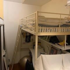 IKEA  ロフトベッド　白色