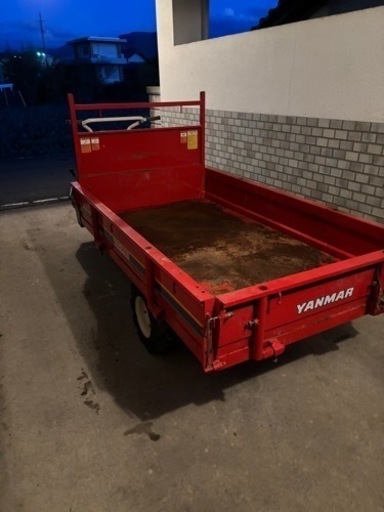 実働YANMAR 3輪 ダブルタイヤ 運搬車 TG182 エンジン 最大積載量 500kg ヤンマー