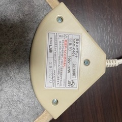 山善　一人用ホットカーペットの画像