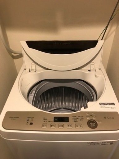【お譲りいただける方が見つかりました。】SHARP 洗濯機 6kg 1000円