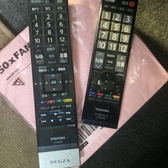TOSHIBA TV リモコンの画像
